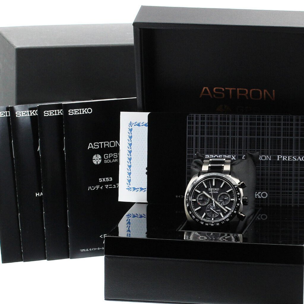 Seiko Astron Sbxc0855x530bf0 Gps Solar Powered Radio Mens Watch875880